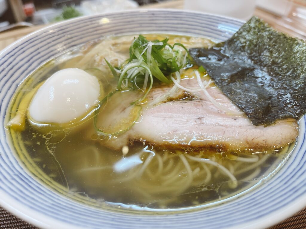 桃の家 あっさり塩味玉らーめん