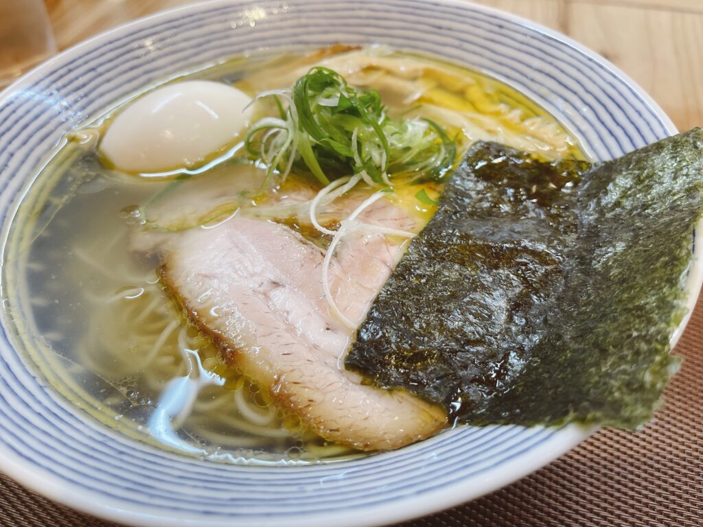 桃の家 あっさり塩味玉らーめん