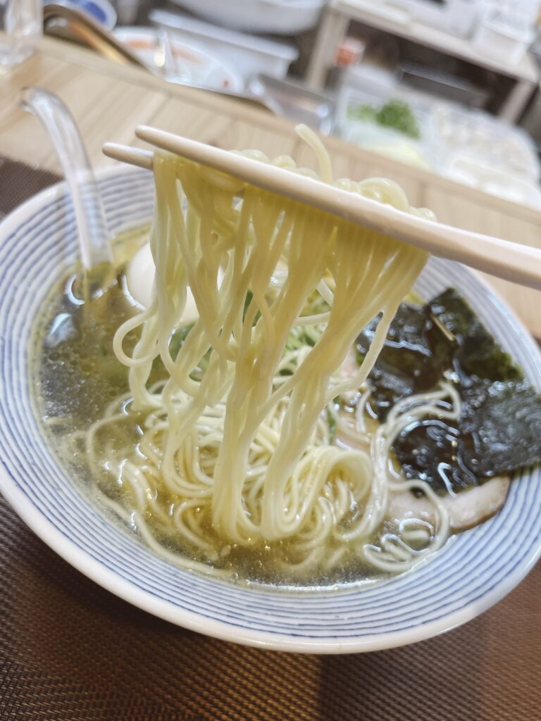 桃の家 あっさり塩味玉らーめん